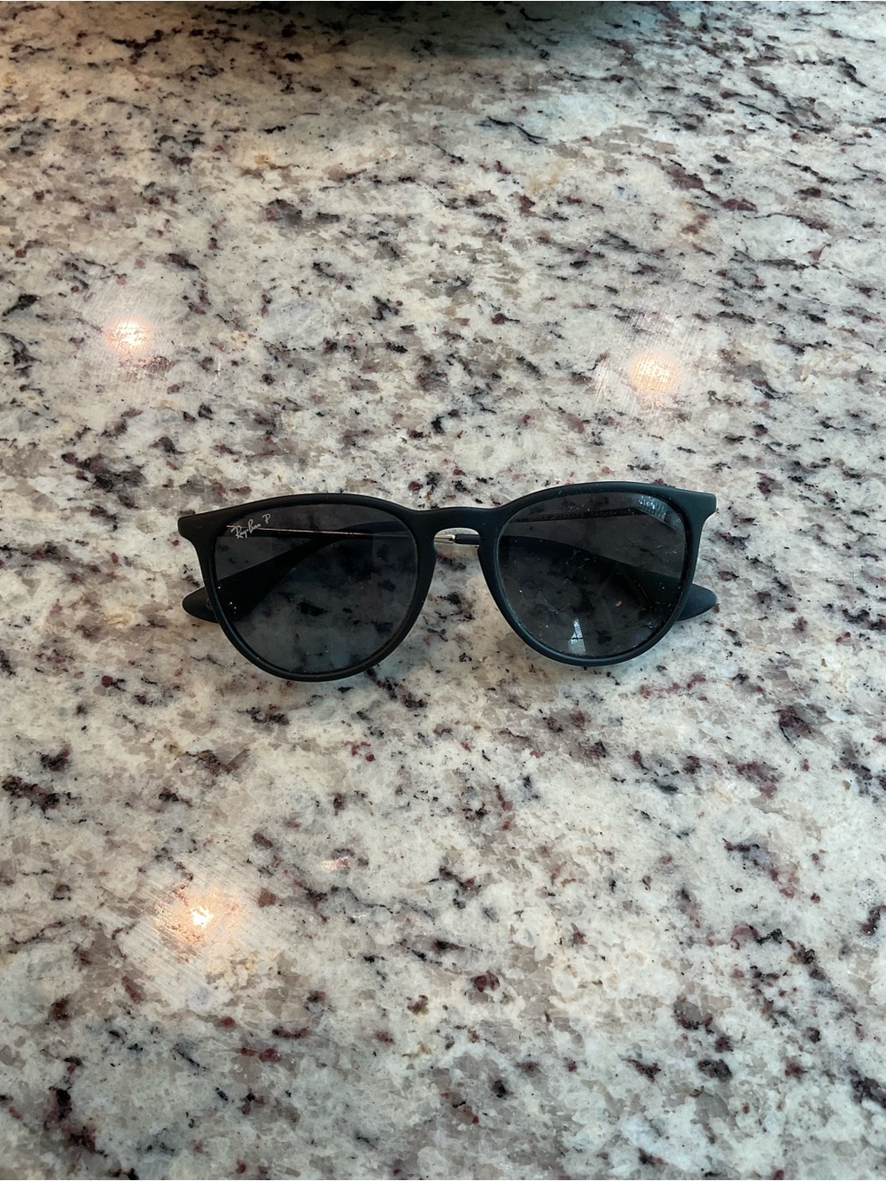 Ray-Ban Black Round-Frame Sunglasses